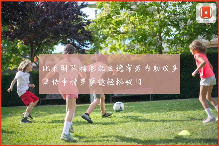 比利时队精彩配合德布劳内助攻多库传中特罗萨德轻松破门